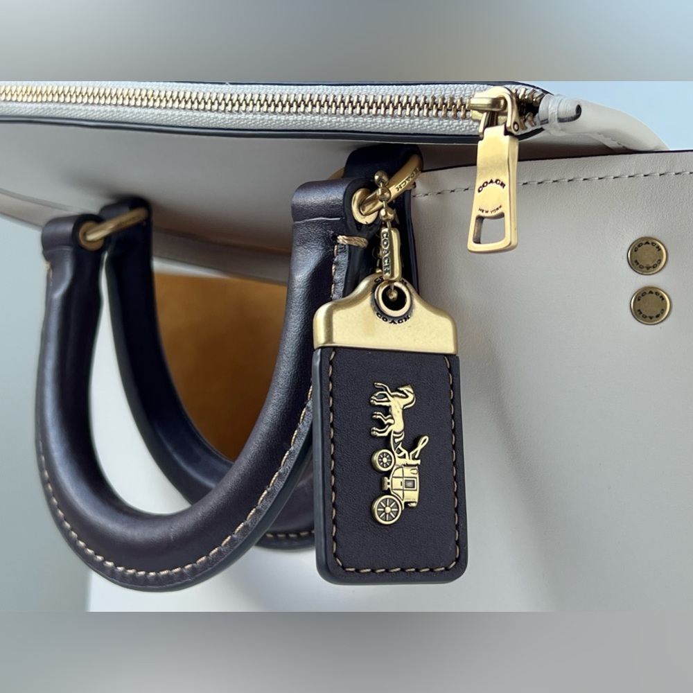 Coach Rae Tote Bag In Colorblock - Picture 9 of 14